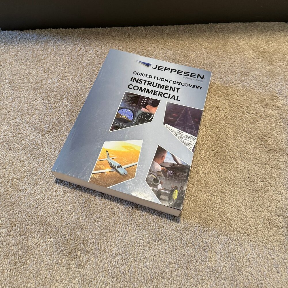 Jeppesen Instrument Commercial Guided Flight Discovery Softcover Book 2016 EUC